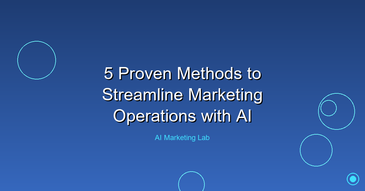 Discover Five Proven Strategies to Enhance Your Marketing with AI