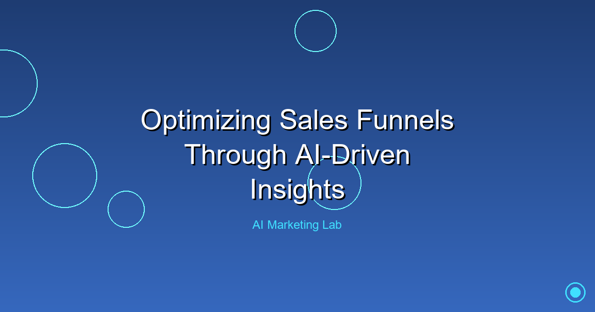 Unlock Sales Growth: Mastering AI-Driven Funnel Optimization