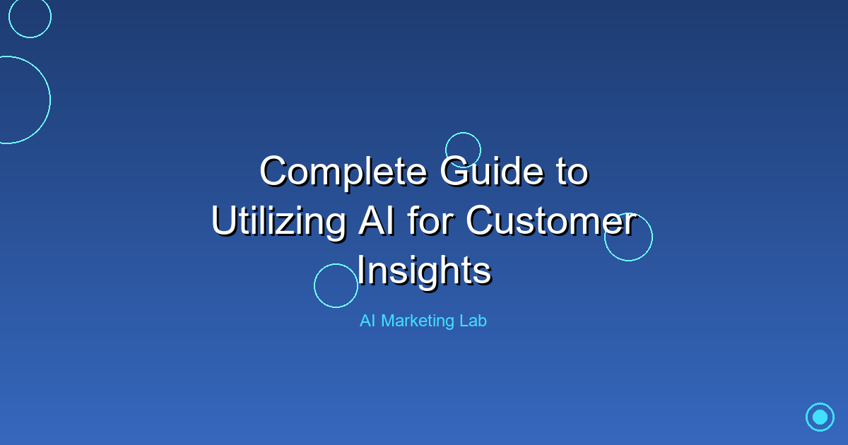 Unlock the Power of AI for Transformative Customer Insights