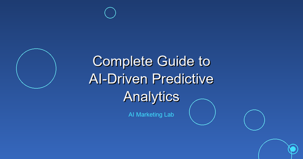 Ultimate Guide to Mastering AI-Driven Predictive Analytics