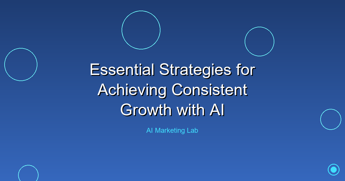 Unlock the Power of AI: Essential Strategies for Consistent Growth